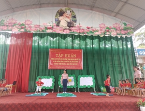 Trường MN Đồng Tâm tổ chức Tập huấn chuyên môn năm học 2022 - 2023