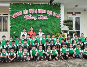 Trường Mầm non Đồng Tâm tổ chức hoạt động thăm quan trường Tiểu học năm học 2025-2026